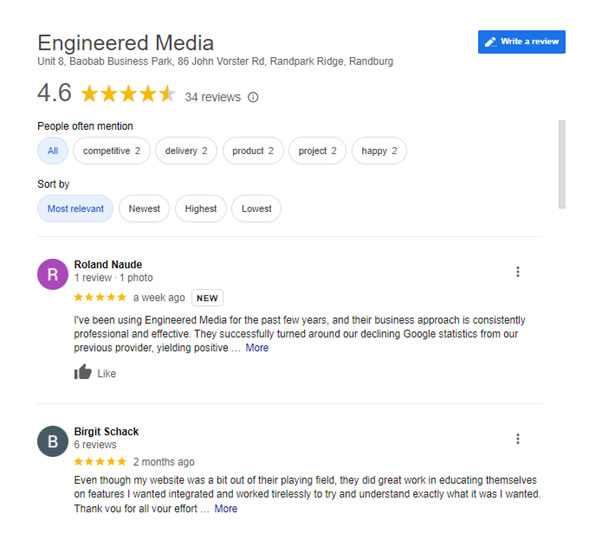 free Google Business Profile
